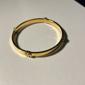 Never worn Gold Tory Burch Bangle Bracelet